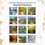 RED EMBER Untamed & Beautiful Pathways 2026 Wall Calendar 12 Month | 12" x 24" Open | Thick & Sturdy Paper | Holiday Gift | Scenic Nature Calendar 2026