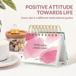 Inspirational Calendar 2026, Motivational Calendar Includes 366 Positive Quotes and Affirmations, Inspirational Gifts for Women, Motivational Desk Decor for Women