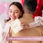 Inspirational Calendar 2026, Motivational Calendar Includes 366 Positive Quotes and Affirmations, Inspirational Gifts for Women, Motivational Desk Decor for Women