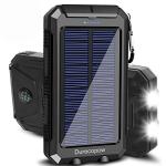 20000mAh Solar Power Bank with Dual USB Ports