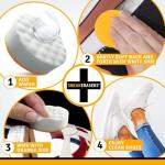 SneakERASERS Instant Sneaker Cleaner, Premium Shoe Cleaning Kit for Sneakers, Dual-Sided Sponges, Effective for Tennis Shoes & Women Men Sneakers, Gentle Rub Design (10 Pack)
