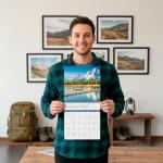 2026 National Parks Wall Calendar | Beautiful Outdoor Nature Landscapes Calendar of US State Parks Scenery for 2026, Great Calendar Stocking Stuffer Gift for Men or Women