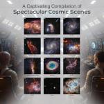 RED EMBER James Webb Space Telescope 2026 Wall Calendar 12 Month | 12" x 24" Open | Thick & Sturdy Paper | Holiday Gift | Science Space Calendar 2026