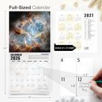 RED EMBER James Webb Space Telescope 2026 Wall Calendar 12 Month | 12" x 24" Open | Thick & Sturdy Paper | Holiday Gift | Science Space Calendar 2026