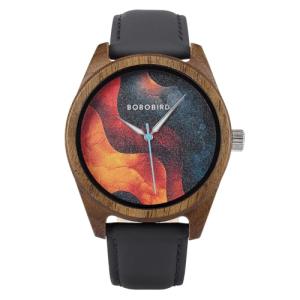 BOBO BIRD Colorful Wooden Watch - Trendy Unisex Style