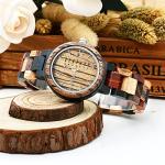 Colorful Handmade Wood Watch for Women