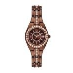Fossil Women's Queen's Court Brown Wood Watch