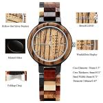 Colorful Handmade Wood Watch for Women