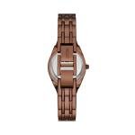 Fossil Women's Queen's Court Brown Wood Watch