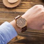 LeeEv Uwood Series Natural Wooden Watch 40mm