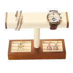 Wood Watch Display Stand for T-bar Organization