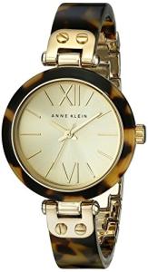 Anne Klein Women's Stylish Wooden Bangle Watch