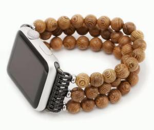 Chic Wooden Band for Apple Watch Women