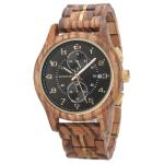 BOBO BIRD Men's Stylish Wooden Chronograph Watch