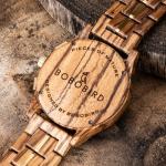 BOBO BIRD Men's Stylish Wooden Chronograph Watch