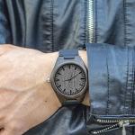 Kenon Engraved Wood Watches for Men