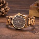 MUJUZE Handmade Minimalist Wooden Watches for Men