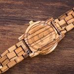 MUJUZE Handmade Minimalist Wooden Watches for Men