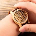 MUJUZE Handmade Minimalist Wooden Watches for Men
