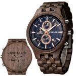 Personalized Wooden Watch for Men – Unique Gift