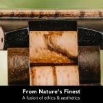 Treehut Men's Wooden Watch with Japanese Quartz