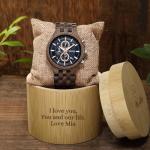 Personalized Wooden Watch for Men – Unique Gift
