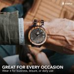 Treehut Men's Wooden Watch with Japanese Quartz