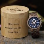 Personalized Wooden Watch for Men – Unique Gift