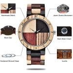 Colorful Bamboo Wood Analog Watch for Men