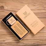 LeeEv Mens Light Weight Unique Wood Watch, Uwood Series Handmade Sandalwood Analog Quartz Vintage Roman Number Natural Wooden Wristwatch