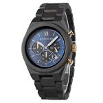 Men's BOBO BIRD Wood Chronograph Watch - Ebony Blue