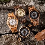 BOBO BIRD Wooden Watch with Minimalist Date Display