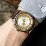 BOBO BIRD Wooden Watch with Minimalist Date Display