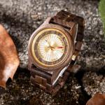 BOBO BIRD Wooden Watch with Minimalist Date Display