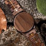 BOBO BIRD Wooden Watch with Minimalist Date Display