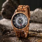 BOBO BIRD Stylish Wooden Watch with Date Display