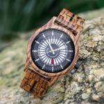 BOBO BIRD Stylish Wooden Watch with Date Display