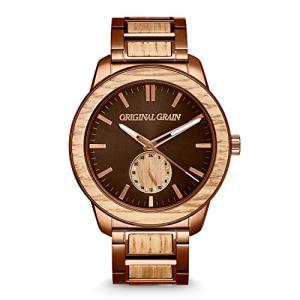Whiskey Barrel Men's Wood Watch - 46mm