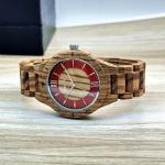 MII YEW Men's Casual Wooden Quartz Watch