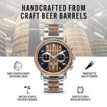 Original Grain Brewmaster Men's Wood Watch