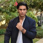 Blue Zeitholz Men's Wooden Chronograph Watch