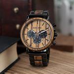 Personalized Engraved Wooden Watch for Men