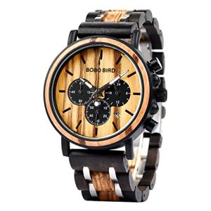 BOBO BIRD Men's Luxury Lightweight Wood Watch