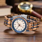 Dentily Men's 43mm Stylish Wooden Watch