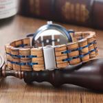 Dentily Men's 43mm Stylish Wooden Watch