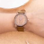 Men's Natural Walnut Wood Watch - Handmade 40mm