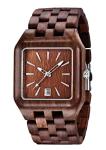 Dentily Men's Wooden Watch with Rectangle Dial