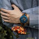 Personalized Engraved Wood Watch for Him