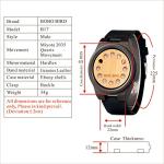 Men's Bamboo Wood Watch with Leather Strap