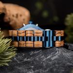 Personalized Engraved Wood Watch for Him